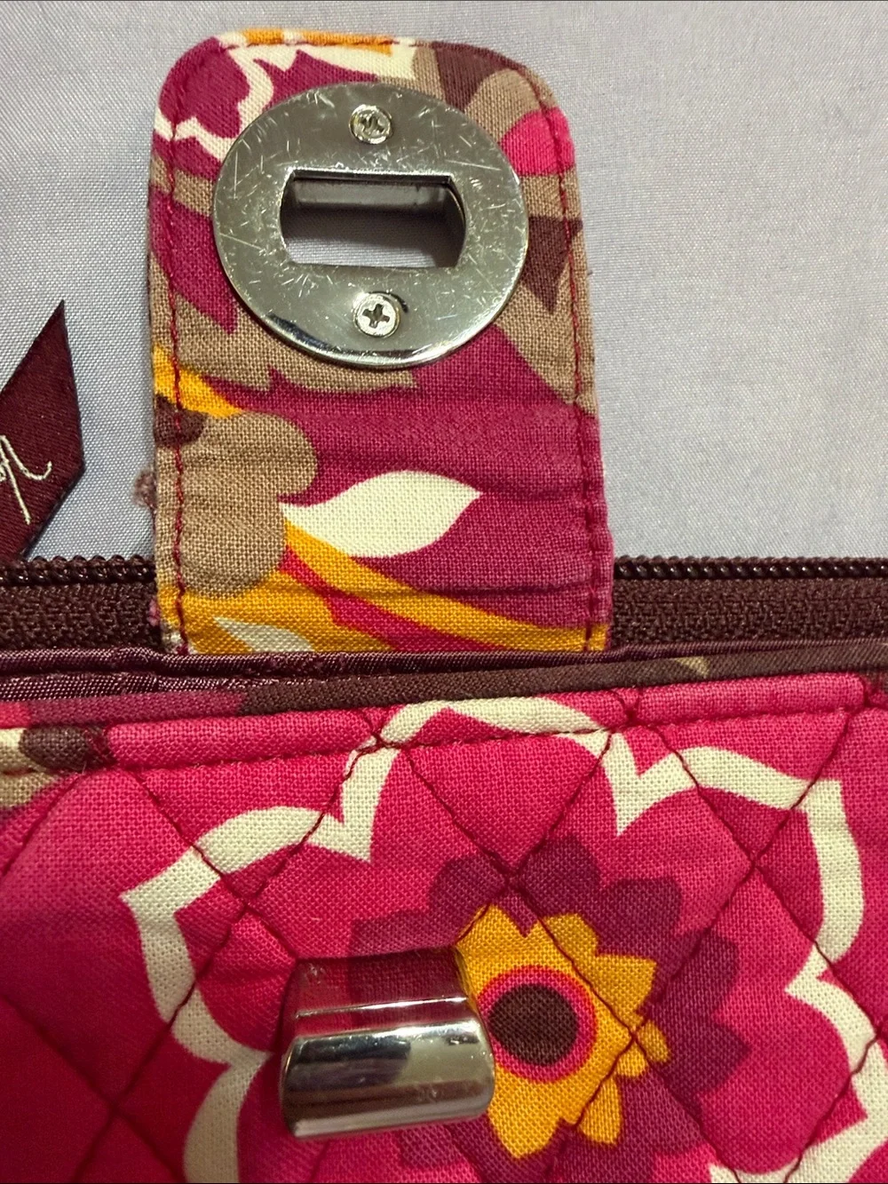 Vera Bradley “Carnaby”Quilted Wristlet Wallet